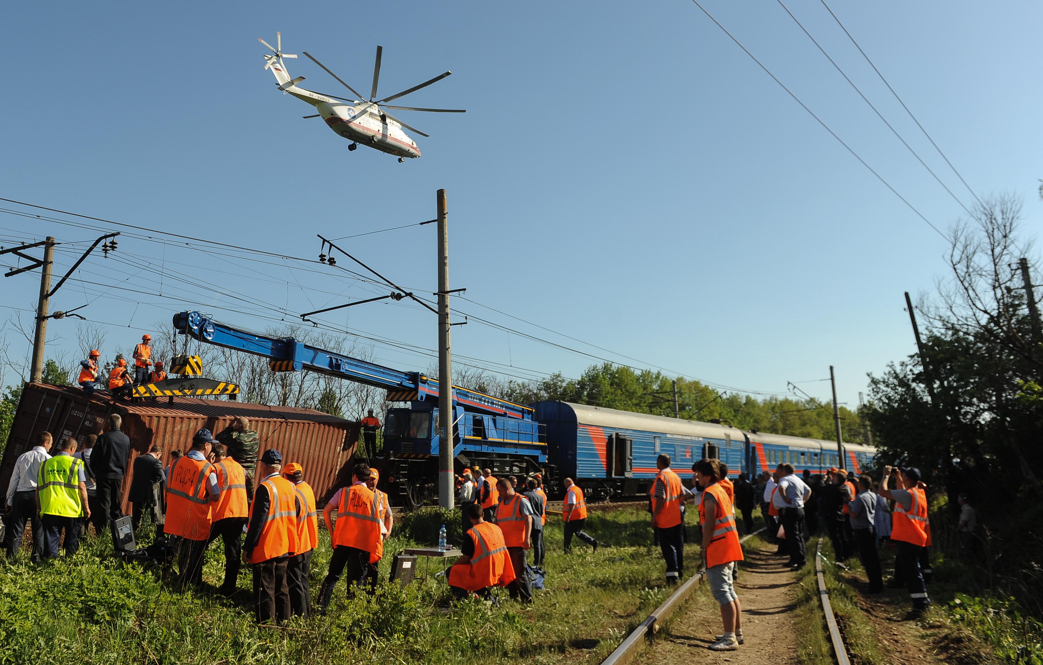 Москва крушения поезда