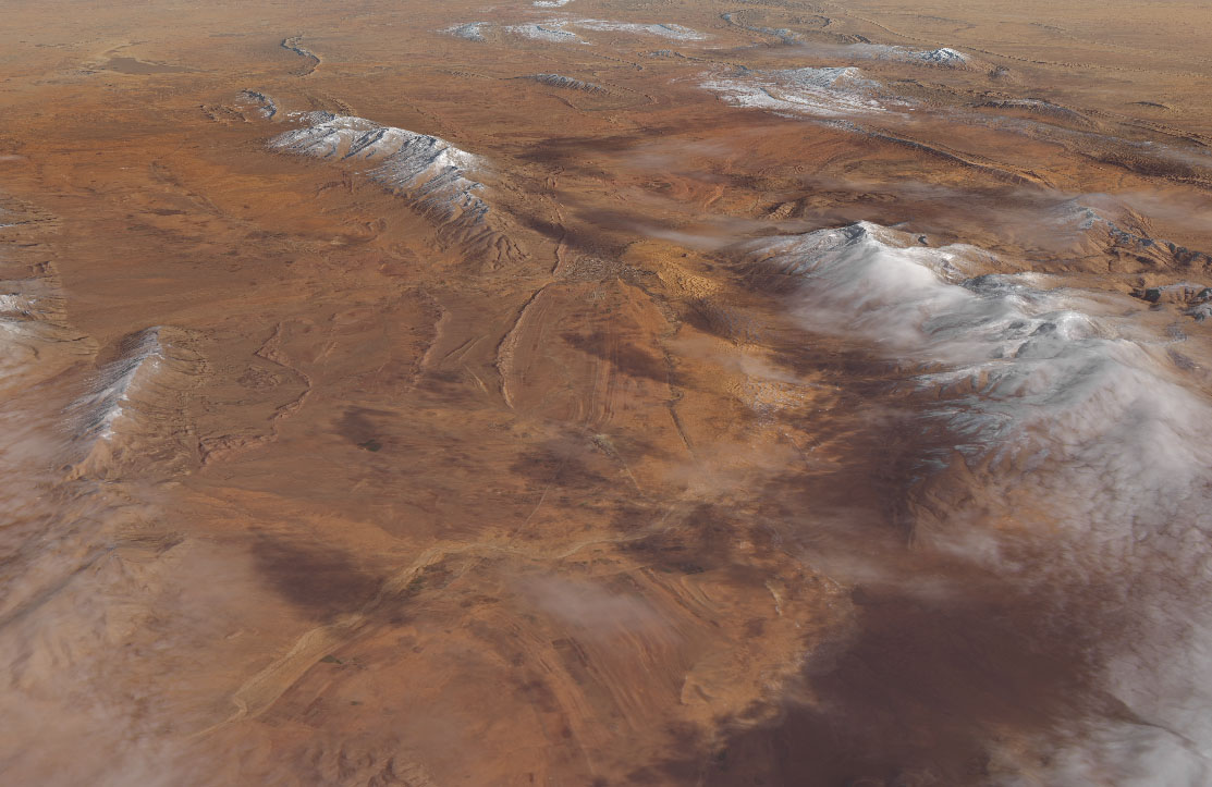 Космические снимки пустынь Сахары Аравийской Гоби Калахари