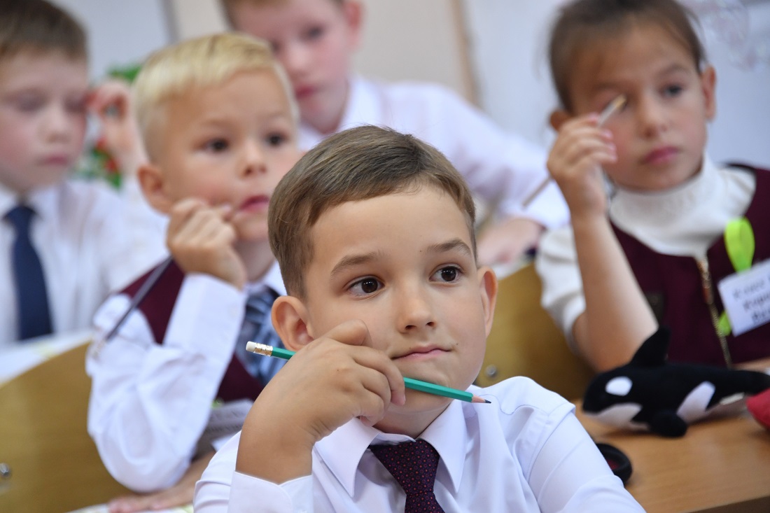 Дети в русской школе