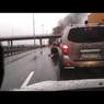 В Челябинске женщина полчаса ехала в горящем автомобиле