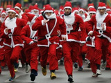 В воскресенье в Парке Горького пробегут 1,5 тысячи Дедов Морозов