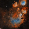 Телескоп Spitzer запечатлел процесс рождения новых звезд в туманности Кошачья лапа