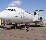 Взлет самолета Як-42 в Красноярске пришлось отложить из-за задымления