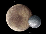 НАСА обнародовало первые цветные снимки Плутона со спутником