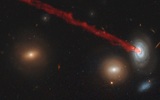 Hubble обнаружил галактику, практически полностью потерявшую весь газ