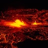 Извержение вулкана на Гавайях попало на видео