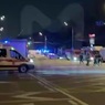 Беспилотник попал в здание на улице Мосфильмовской в Москве