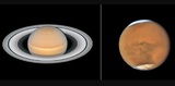«Хаббл» сделал фото Марса и Сатурна, максимально приблизившихся к Земле