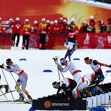 Лыжные гонки: В Лиллехаммере Норвегия заняла весь подиум в скиатлоне