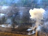 Взрывы в башкирском Урмане стихли, но пожар продолжается