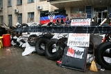 Митинг в Краматорске вылился в ссору народных мэров (ВИДЕО)