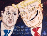 Карикатуру на Трампа и Зеленского актер Джим Керри сопроводил "говорящей" подписью