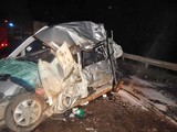 Под Челябинском при столкновении семи машин погибли 6 человек и сгорели 5 автомобилей