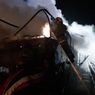 У аэропорта Платов под Ростовом выгорел дотла пассажирский автобус