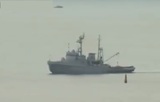Появилось видео прохода украинских кораблей под Крымским мостом