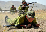 В Чечне тренируются мотострелки