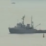 Появилось видео прохода украинских кораблей под Крымским мостом