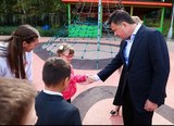 Андрей Воробьев навестил воспитанников школы-интерната «Абсолют» в Серпухове
