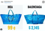 IKEA рассказала, как отличить их сумку-мешок от "подделки" за $2 тысячи