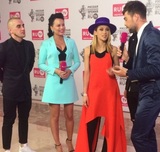 "Голое" платье дизайнера вызвало шок у зрителей премии RU.TV
