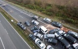 В Германии столкнулись 50 автомобилей