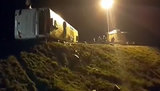 Пассажирский автобус опрокинулся под Воронежем: 12 пострадавших
