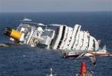 Лайнер Costa Concordia отбуксируют не раньше июня 2014 года