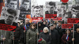 МВД: На акцию памяти Немцова вышли 7 тысяч человек, коммунисты собрали 3 тысячи