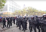 В Дрездене вооруженная полиция готовится к беспорядкам