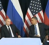 Песков: общение между Путиным и Обамой идет
