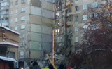Момент взрыва газа в доме в Магнитогорске попал на видео