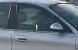 На видео попала собака, целый час нарезавшая круги на машине