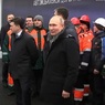 Путин принял участие в открытии транспортной развязки в Химках