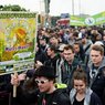 Берлинцы провели марш за легализацию марихуаны