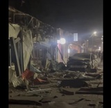 В Батайске в результате атаки БПЛА частично разрушена стена многоэтажного дома