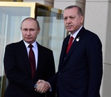 Эрдоган "увёл" девушку у Путина во время фотосессии в Анкаре