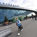 Автомобиль врезался в КПП у аэропорта Домодедово
