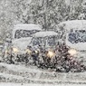 Мощный снежный циклон заблокировал дороги Омска