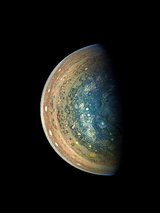 Око космического зонда проникает в атмосферу Юпитера