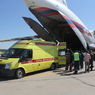 Самолет МЧС доставил в Москву семерых тяжелобольных детей из Донбасса