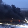 В Балашихе на территории ТЦ "Стройтракт" произошел крупный пожар - второй за неделю в Московской области