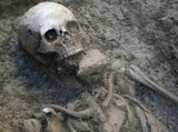 Скелет был спрятан под асфальтом у входа в Московский зоопарк