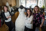 В Англии создали съедобное платье невесты