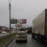 На Ленинградском шоссе — 10-километровая пробка из-за акции дальнобойщиков