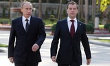 СМИ выяснили, как провели воскресное утро Путин и Медведев