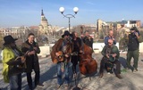 Борис Гребенщиков дал уличный концерт в Харькове (видео)
