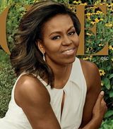 Мишель Обама напоследок украсила обложку глянцевого журнала
