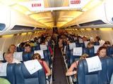 Минтранс: пассажиры не пользуются в самолёте телефонами и ноутбуками