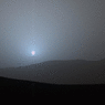 NASA сделало видео заката солнца на Марсе