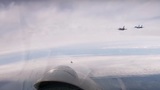 Перехват бельгийского F-16 у российской границы двумя Су-27 сняли на видео